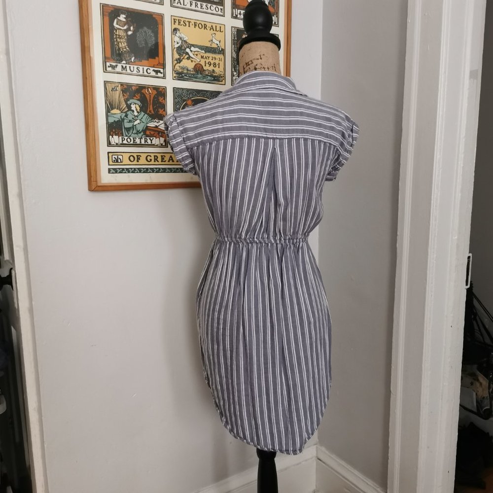 Button Front Shirt Dress - Picture 3 of 6